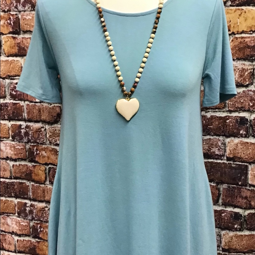 Shirt sleeve pocket dress